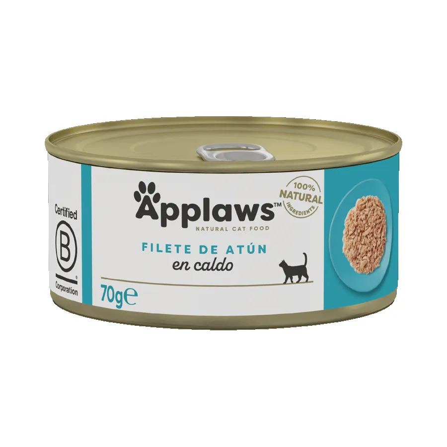 Applaws lata atun con queso 70gr