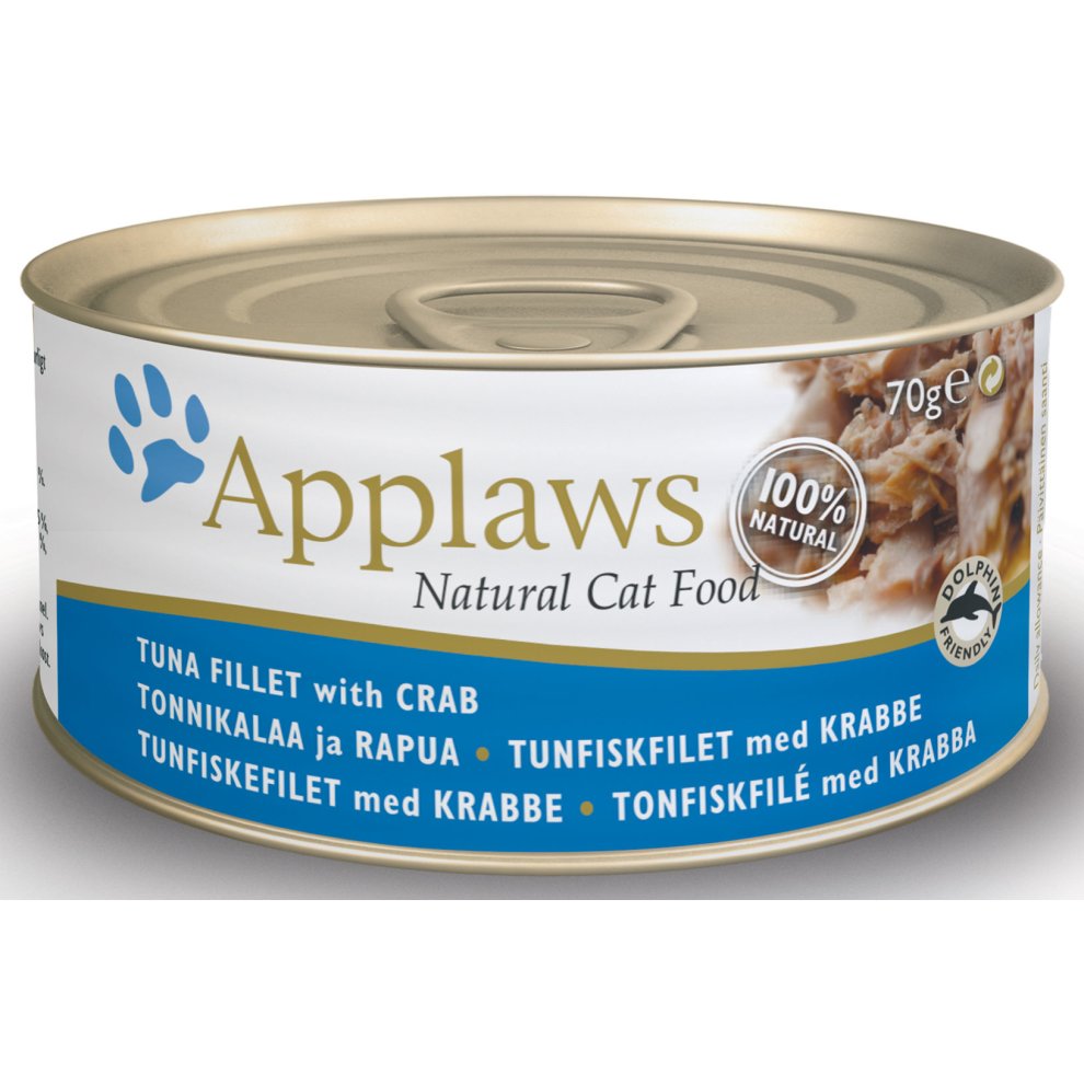 Applaws lata atun y cangrejo 70gr