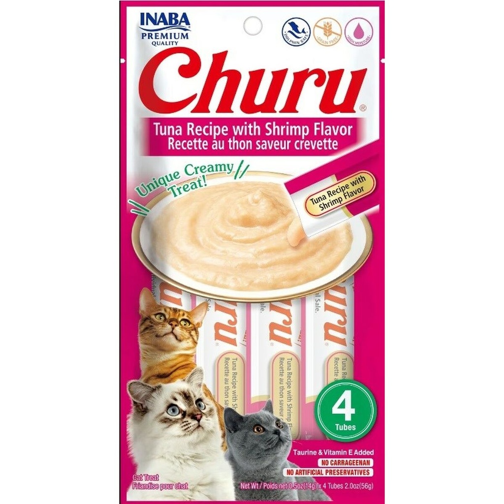 Churu cat atun con gambas 4x14Gr