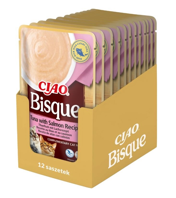Churu cat bisque atun/salmon 40Gr