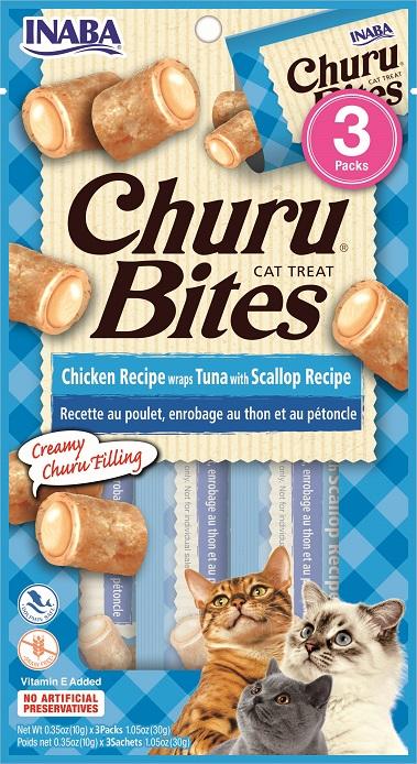 Churu cat bites atun con vieiras 3x10Gr