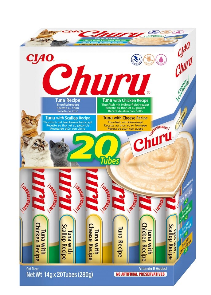 Churu cat variedades atun 20x14Gr