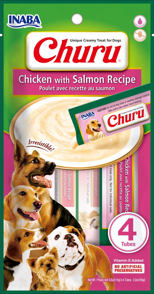 Churu dog pollo con salmon 4x14Gr