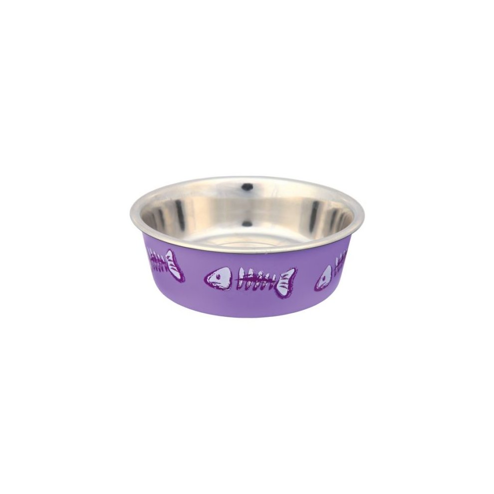 Comedero acero inox. raspa 12Cm