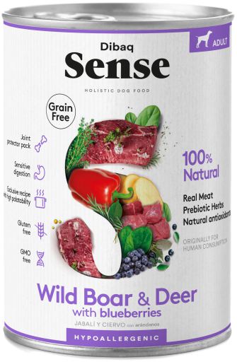 Dibaq sense lata jabali/ciervo 380Gr