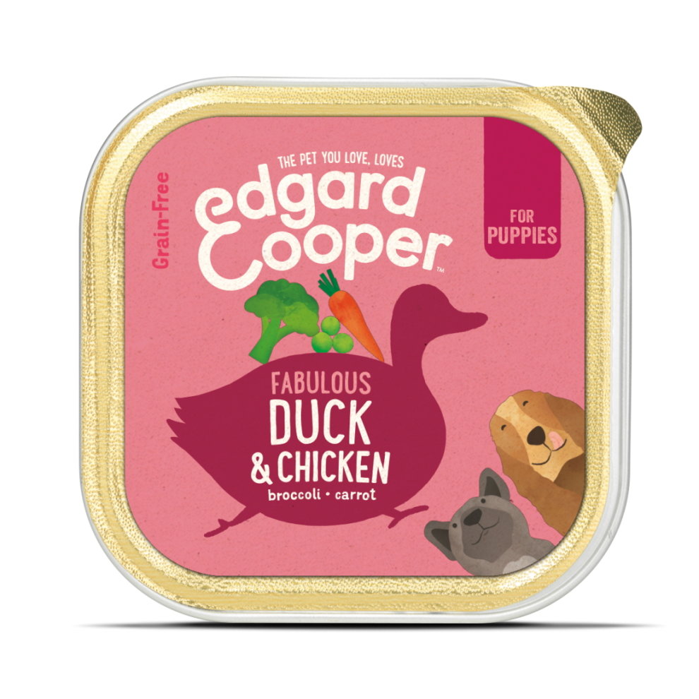 EC tarrina puppy pollo y pato 150Gr
