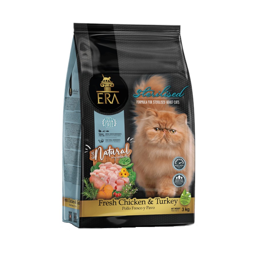 Era cat sterilised pollo y pavo 3Kg
