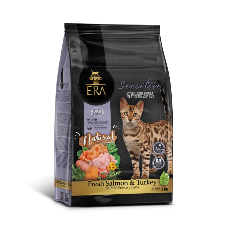Era cat sterilised salmon y pavo 3Kg