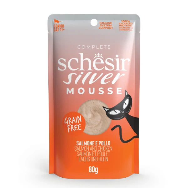 SCH silver mousse salmon/pollo 80Gr