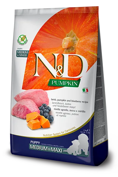 Farmina ND pumpkin puppy cordero med/max 12Kg