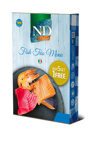Pack farmina ND fish trio 6x70Gr