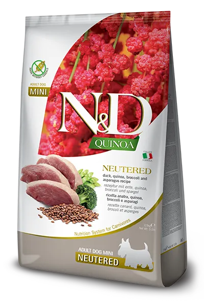 Farmina ND quinoa neutered pato mini 7Kg